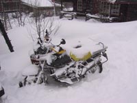 Nedsnødd tysker